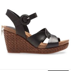 Sofft Casidy Wedge Sandals Excellent Condition US size 7 Euro Size 38 Leather
